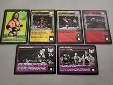 WWE RAW DEAL X-PAC FULLY LOADED 6 CARD STARTER SET Lethal NWO Poison