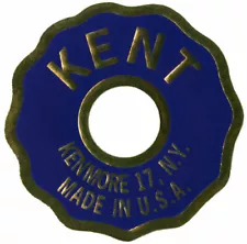 Kent Replica Drum Badge 1960s Blue