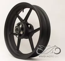 NEW MATTE BLACK Front Wheel ZX6R 2005-2024 ZX10R 2006-2010 636 Rim Kawasaki 2007