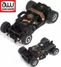 Autoworld Complete Xtraction Rolling Chassis Ho Scale Slot Car AW X-Traction