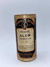 Vintage Powdered Alum Container by Shawmut Gilman Brothers