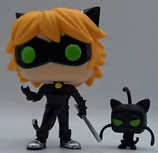 Funko Pop , Miraculous , Cat Noir With Plagg Figure