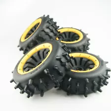 Front Rear Knobby Tires Wheels Digger for Losi 5ive T Rovan LT KM Baja 5b Dbxl