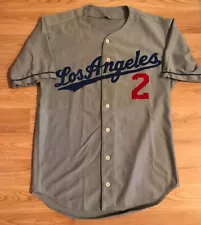 Vintage Los Angeles Dodgers Tommy Lasorda #2 Button Down Game Jersey/Free Ship!