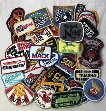 Vintage Lot Of 50 Patches Trucks Tractors Motorcycle Snowmobile Agricultural