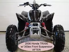 Honda TRX90 TRX 90 to 300EX Dual A-arms & Shocks Suspension Conversion Kit