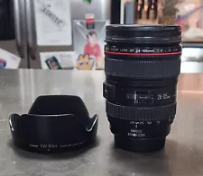 CANON EF 24-105 f/4 L IS USM LENS — Excellent Condition, 1 Owner