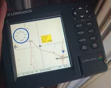 Lowrance LMS-334C iGPS Fishfinder Only Head Unit With Sunscreen No Stand