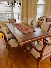 Versace Dining Table Set 8 Chairs used