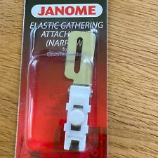 Janome Coverpro 900 1000 Elastic Gathering Attachment Narrow 