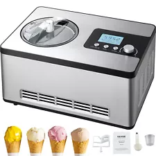 VEVOR 2 Qt Automatic Ice Cream Maker Yogurt Gelato Electric Sorbet Machine LCD