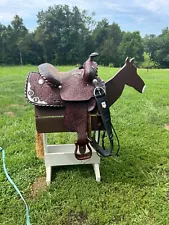 14” Longhorn Western Saddle