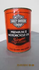 Vintage Harley Davidson Premium II Motorcycle Oil #63