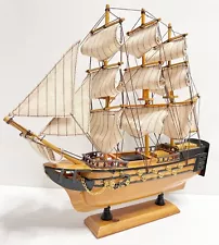 SALE! Wooden Decorative Sailing Ship Sailboat Model Fully Assembled 13x12x3 NIB