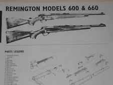 REMINGTON MODEL 600-660 RIFLE EXPLODED VIEW
