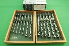 Irwin Auger Bit 13 Piece DM Borchest Set NOS with Case & Box