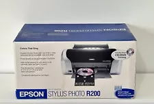 Epson R200 Stylus Digital Photo Inkjet Printer New