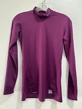 Nike Pro Tight Nike-Fit Turtleneck Purple Long Sleeve SZ Medium