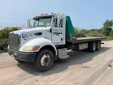 2005 Peterbilt 335 T/A 28' Ledwell Rollback Flatbed Truck PTO bidadoo -Repair