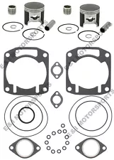 Arctic Cat ZR 580 SPI Pistons Bearings Gaskets Top End Rebuild Kit Std 75.40mm