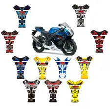 3D Gel Fuel Tank Pad Protector Decal Sticker For Suzuki GSX-R GSXR 600 750 1000 (For: 2009 Suzuki GSXR1000)