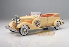 1929 Duesenberg Model J Convertible Berline by Murphy, Open - Light Yellow 1:43