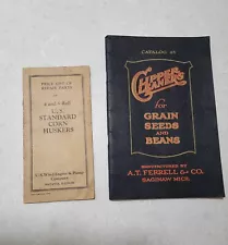 2 Old Farm Catalogs Clipper Cleaners For Grain