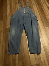 Vintage Pointer Brand Bib Overalls Men's Blue Denim USA Size 68/30USA Made