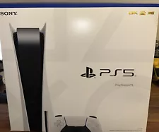 NEW Sony PlayStation 5 (3/2022) 825GB White (Disc Edition) FACTORY SEALED