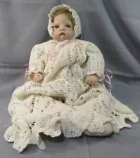 Sugar Britches Reproduction Boots Tyner 1986 Doll in crochet christening gown