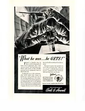 1942 BELL & HOWELL FILMO MOTION PICTURE CAMERAS AND PROJECTORS SALES ART AD