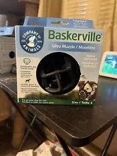 Baskerville Ultra Muzzle For Dogs, Size 3, Medium Size Dogs