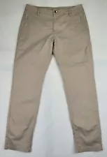 Bird Dogs Boom For Your Boomstick Pants Mens 32x30 Tan Stretch FLAW