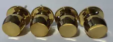 Brass Door Knobs Set of 2 Spindle Cylindrical Lock Patent #4966399 - B2398