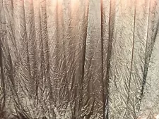 Curtain Theater Stage Gold Silk 2 Pieces Each Piece 15.9' Wide X 17.1' Tall