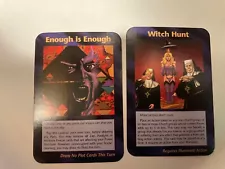 TRUMP INWO Illuminati ENOUGH IS ENOUGH 1995 Assassins Card Game SNIPER MAGA LOT4