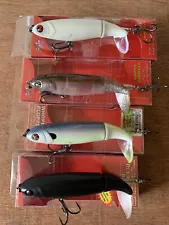 River2Sea Whopper Plopper 130 Set Of 4 Lures Lite Use/Good/boxes Included