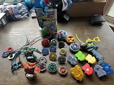 Beyblade Metal Fusion Huge Lot Of Random Mixed Tamara Beyblades Tomy Lot Rare 1s