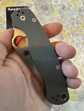 Spyderco Para Military 2 Dark Gray G10 Maxamet Blade C81GPDGY2 Knife