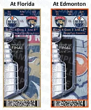 2024 Stanley Cup Commemorative Ticket Florida Panthers Edmonton Oilers