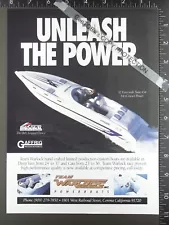 1995 ADVERTISING for Team Warlock 32 Euro motor yacht power boat