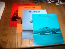 1984 Ford, Thunderbird, LTD & EXP Sales Brochures - Vintage - Four for One