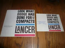 1961 Dodge Lancer Large & Small Sales Brochures - Vintage - Two for One Price