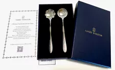 Harry Winston Silver Tone Spoon Set Metal Brand New VIP gift (H70)