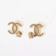 Chanel Coco Mark 07P Piercing jewelry (for both ears) GP Gold