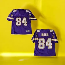 Vintage 90s Starter Randy Moss #84 Minnesota Vikings Jersey Stitched Sz 46