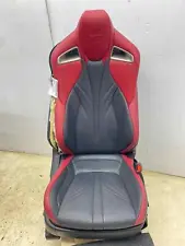 2021- 2023 LEXUS RCF RIGHT SEAT BLACK/ RED LEATHER *NO BAG+SCUFFS* 7140224152