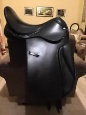 Premium Dressage Saddle - Comfortable Leather Saddle for Equestrian Riders