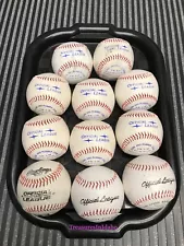 Vintage Lot of Rawlings & MacGregor 92722 Official League Baseballs( 11 total)