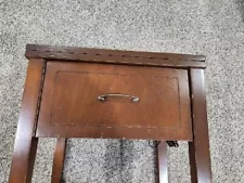 vintage 1960s sewing machine cabinet